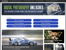 Tablet Screenshot of digitalphotographyunleashed.com